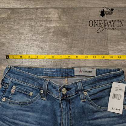 AG Adriano Goldschmied The Jodi Crop High Rise Slim Flare Crop Size 4 (27)
