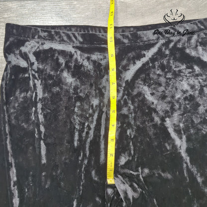Cha Cha Vente Velour Pull On Ankle Pants Size 1X