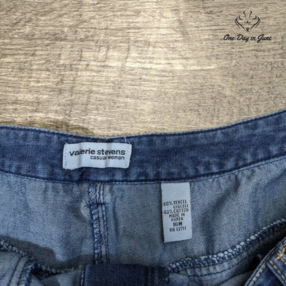 Valerie Stevens Straight Leg Jeans Size 16W
