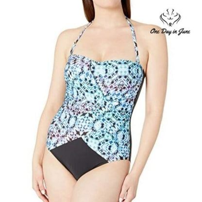 Athena Strapless Bandeau One Piece Swimsuit Size 6