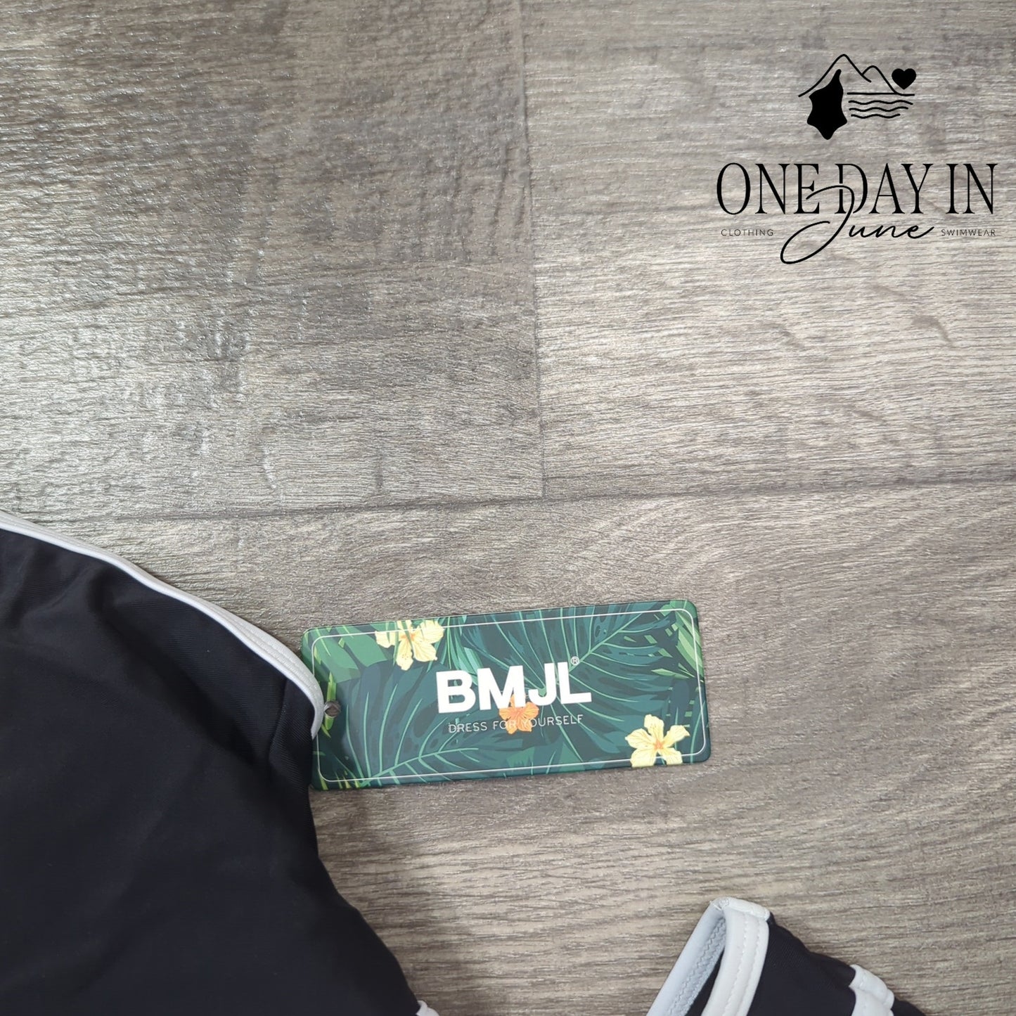 Blooming Jelly High Waist Crop Bikini Swimsuit Size M