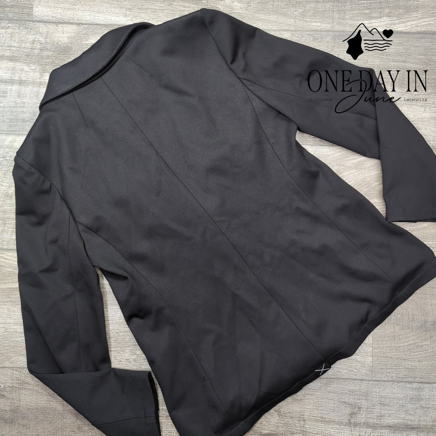 J.Crew Patch Pocket Blazer Italian Ponte Black Mario Bellucci NWT Size 10