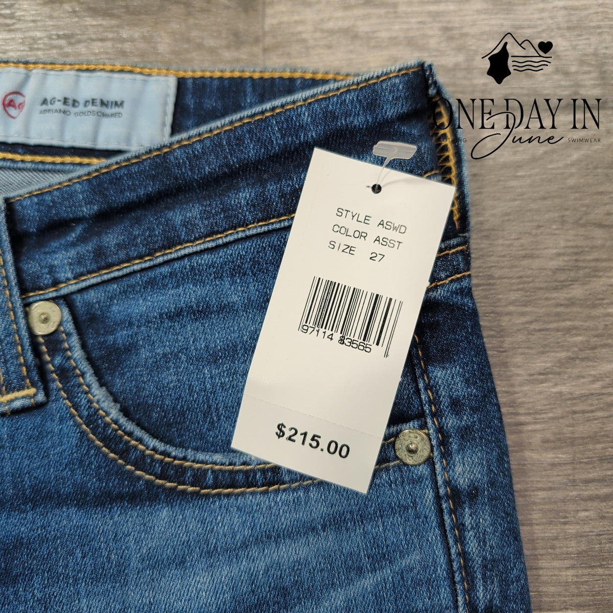 AG Adriano Goldschmied The Legging Ankle Super Skinny Jeans Blue NWT $215 Size 4