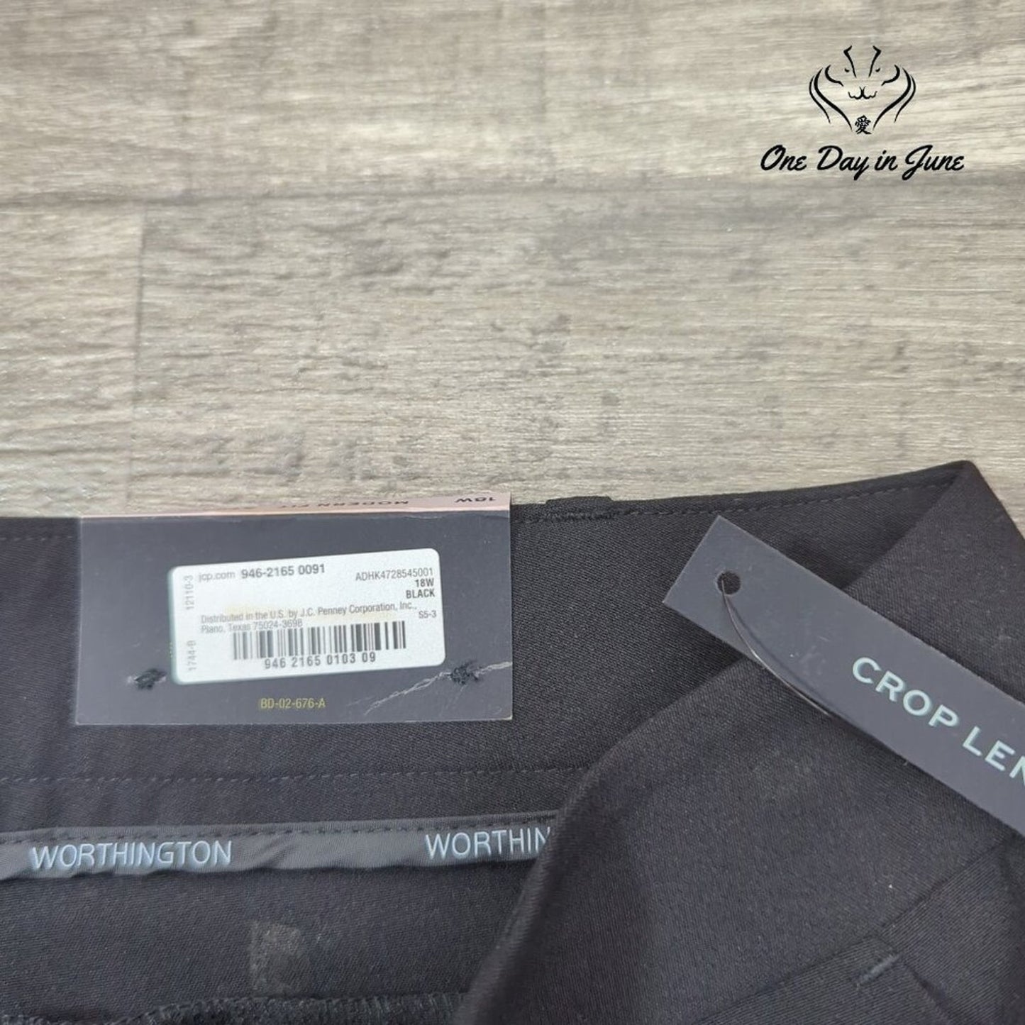 Worthington Plus Size Modern Fit Cropped Pants Size 18W
