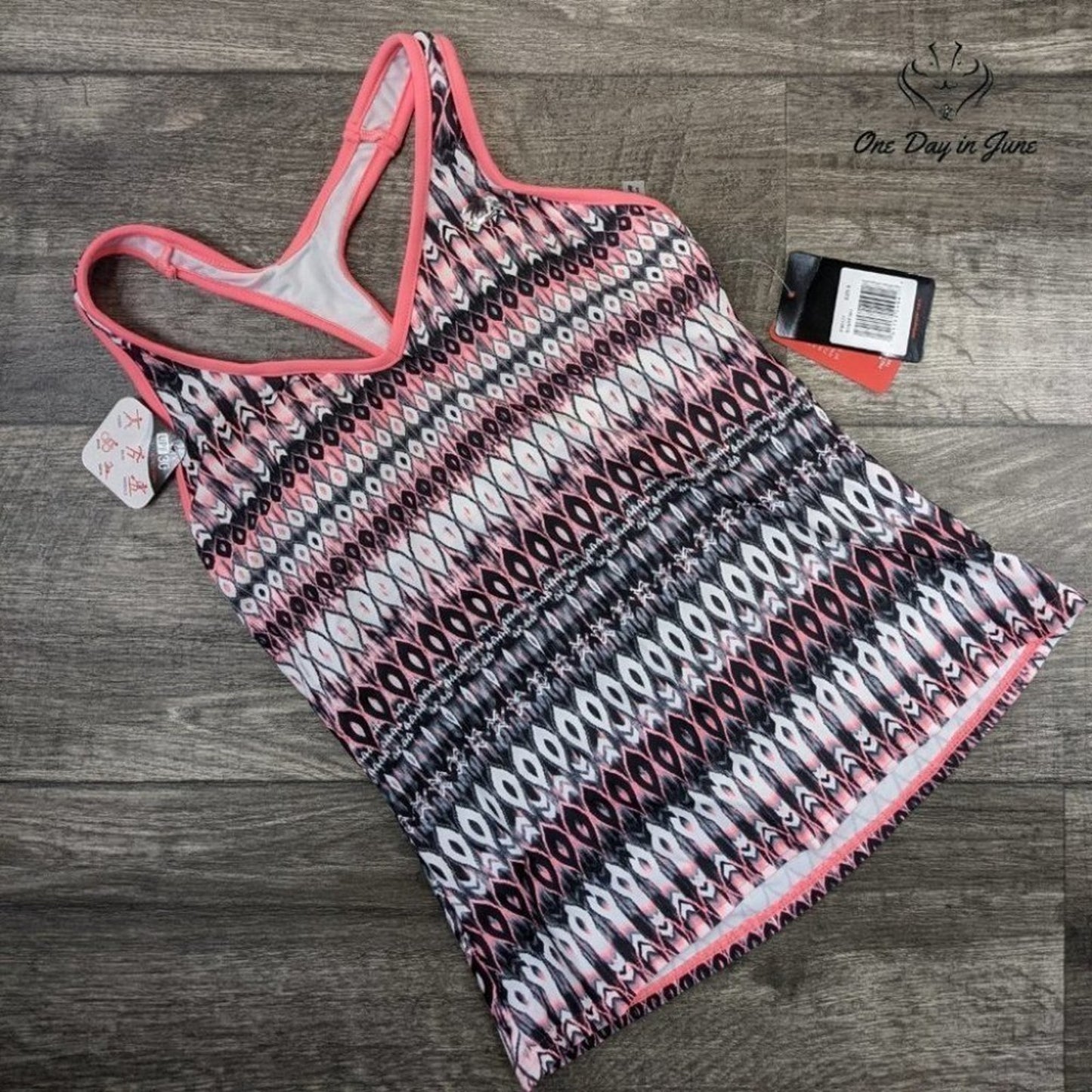 ZeroXposure Teardrop XO Racerback Bikini Top Size 8