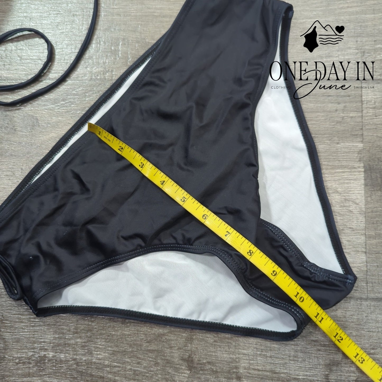 CharmLeaks Drawstring Tankini Swimsuit Size L