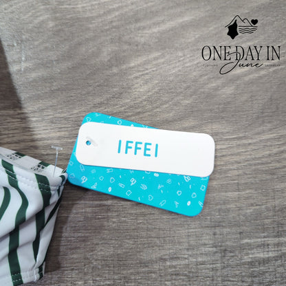 IFFEI Tropical Cut Out One Piece Swimsuit Size M