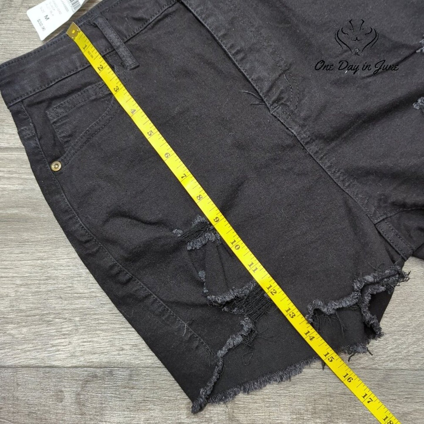 Windsor High Rise Denim Shorts Size M
