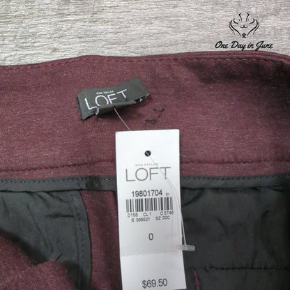 Loft Skinny Fit Dress Pants Size 0