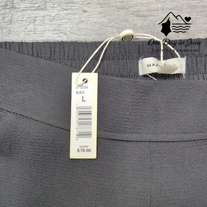 Max Studio Pull On Wide Leg Crop Pants Size L