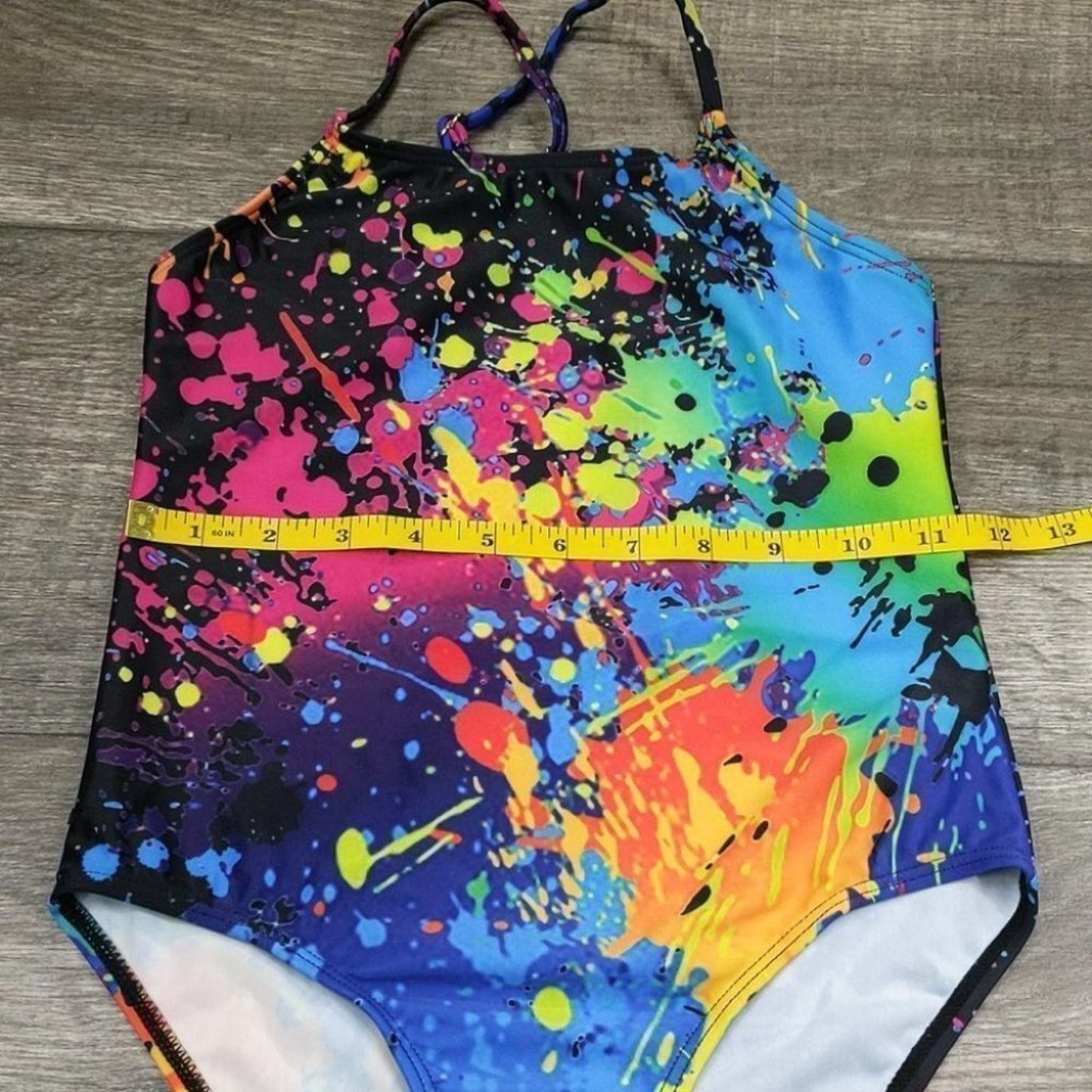 Amzbrly Girls Tie Dye One Piece Size XL