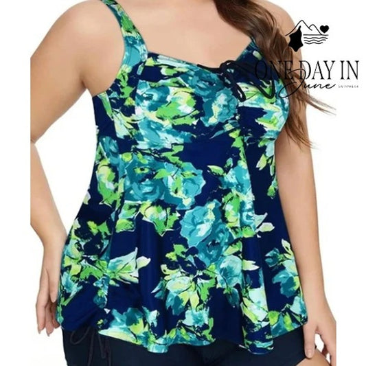 Septangle Boyshort Tankini Swimsuit Size 12