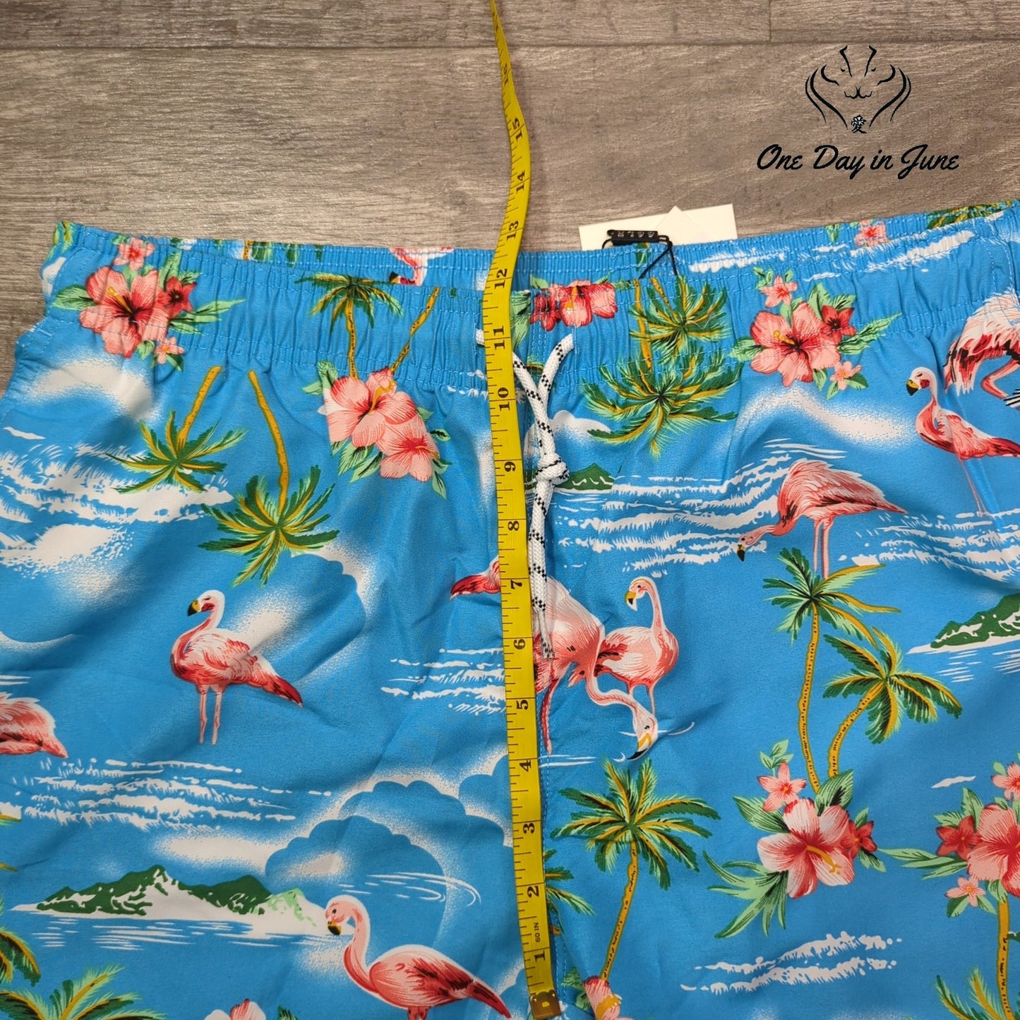 SSLR Flamingo Board Shorts Size 38