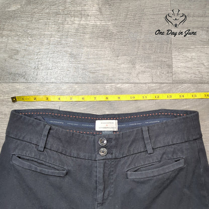 Anthropologie The Essential Slim Lace Up Ankle Pants Size 8