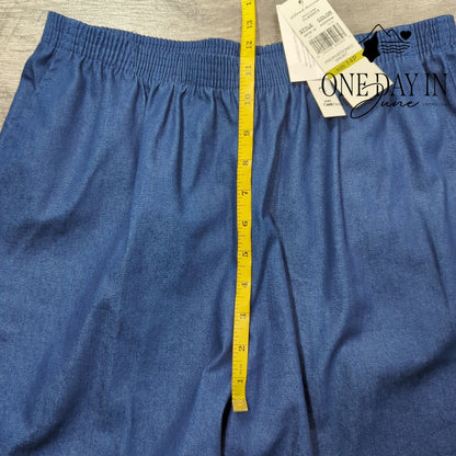 Alfred Dunner Petite Pull On Crop Jeans Size 14P