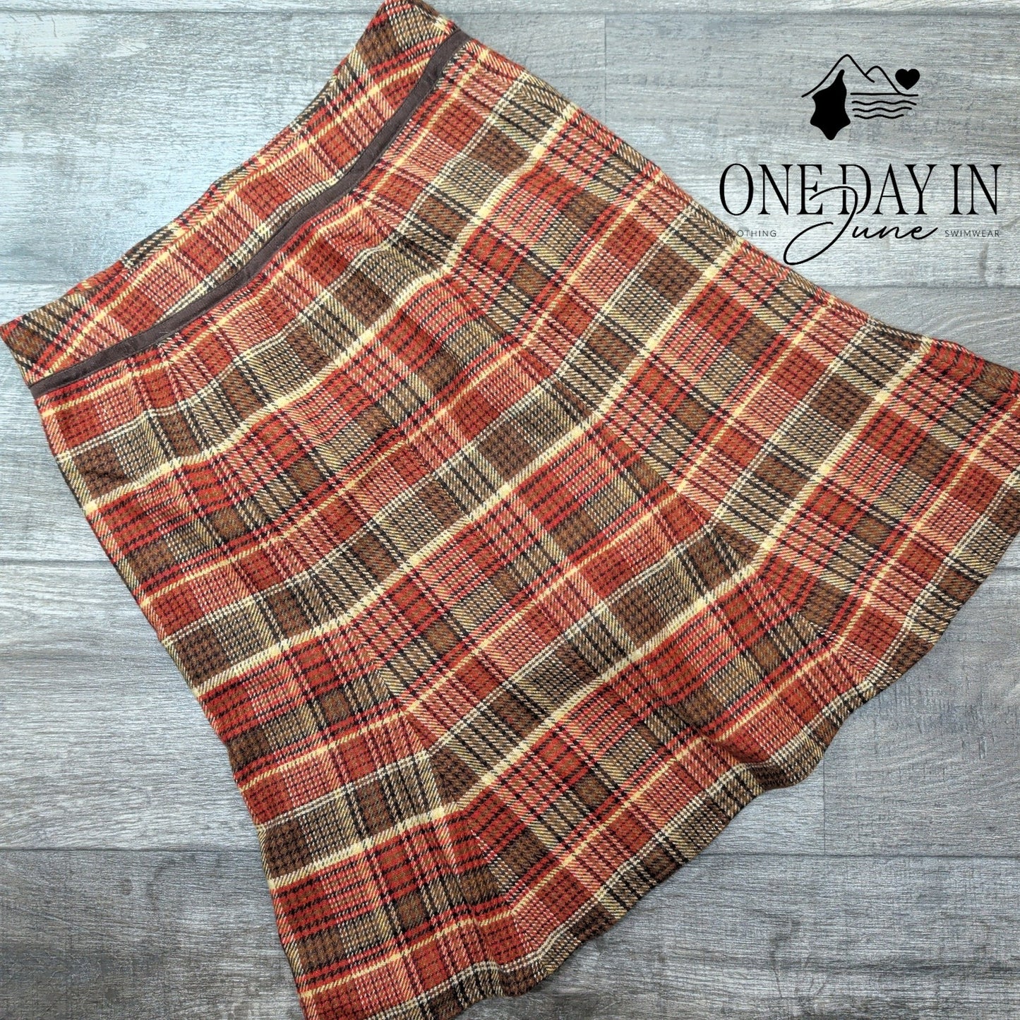 ATL Wool Flare Skirt Size 6