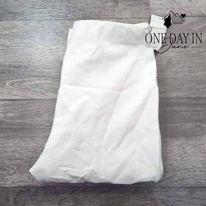 Fifteen Twenty Classic Straight Leg Pull On Pants Off White NWT Size L