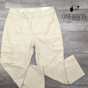 Loft Mid Rise Straight Crop Pants Size 12