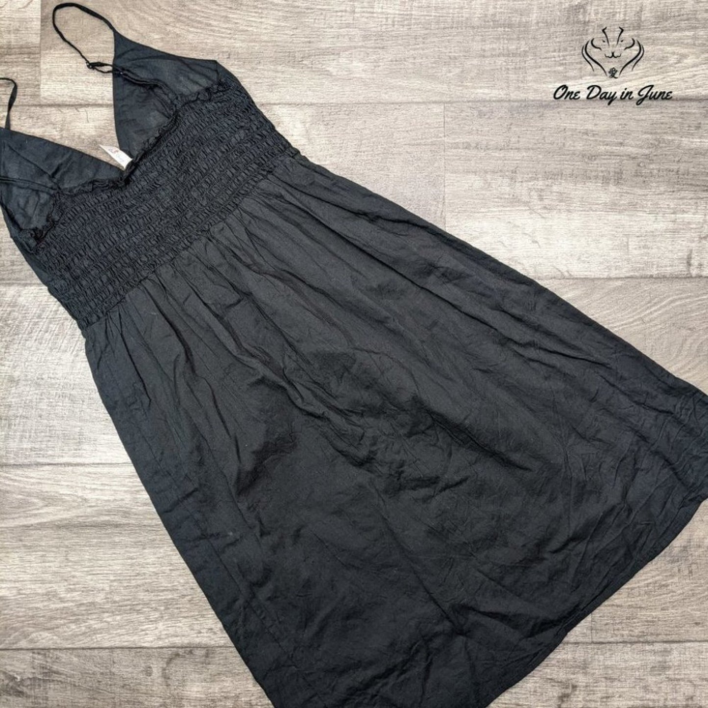 Ocean Breeze Adjustable Strap Floral Dress Size S