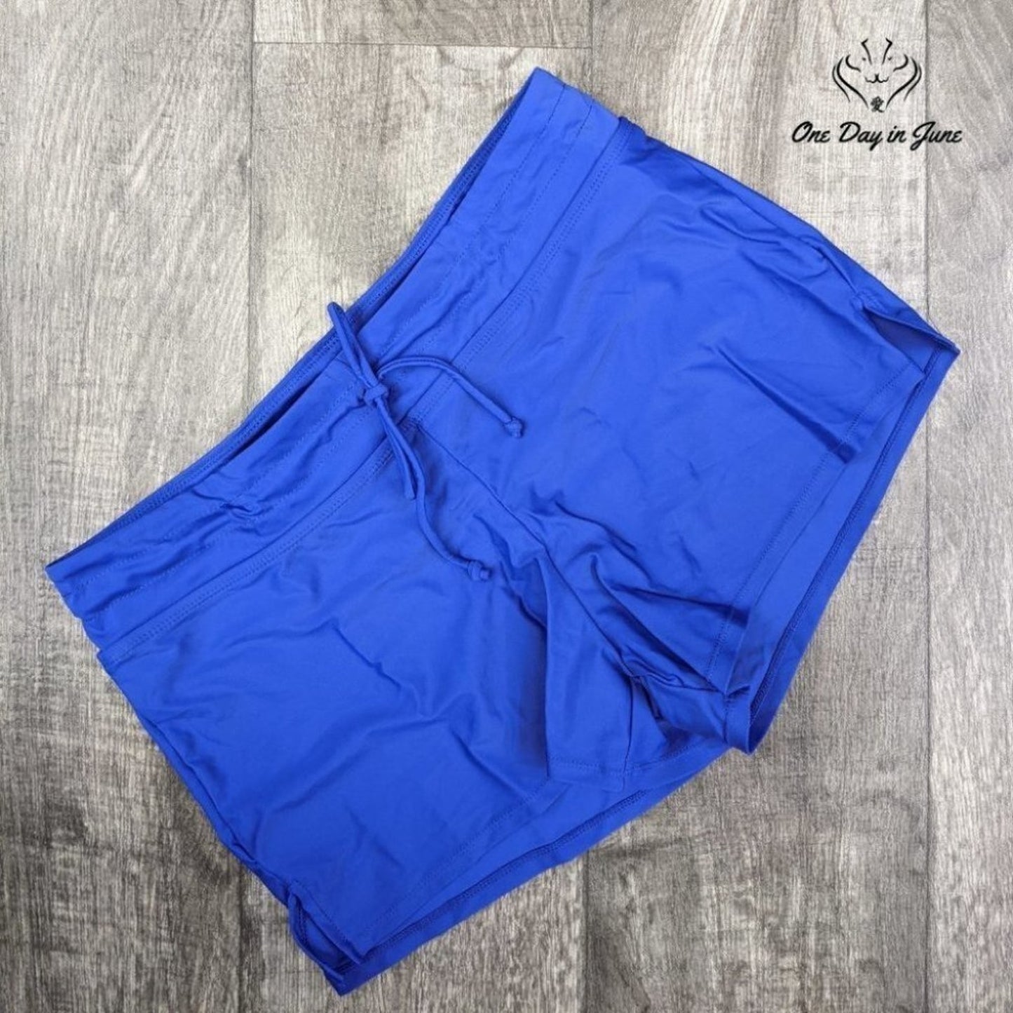 Aleumdr Tie Waist Swim Shorts Size L
