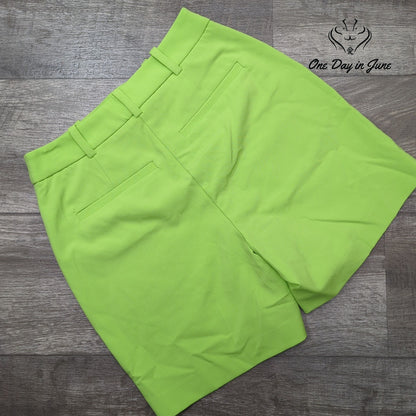 New York & Company High Waist Flat Front Shorts Size 0