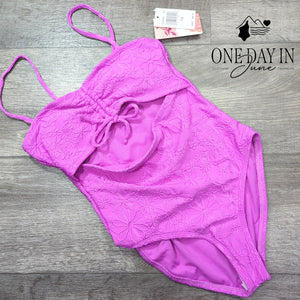 Hobie Cutout One Piece Swimsuit Size 14