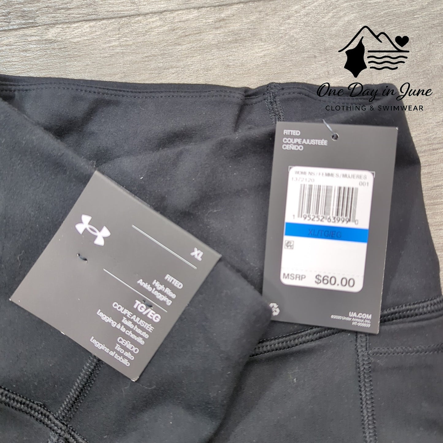 Under Armour Fitted High Rise Ankle Legging Pants Size XL