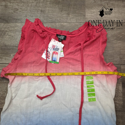 Feeling Festive Sleeveless Hombre Top Size L