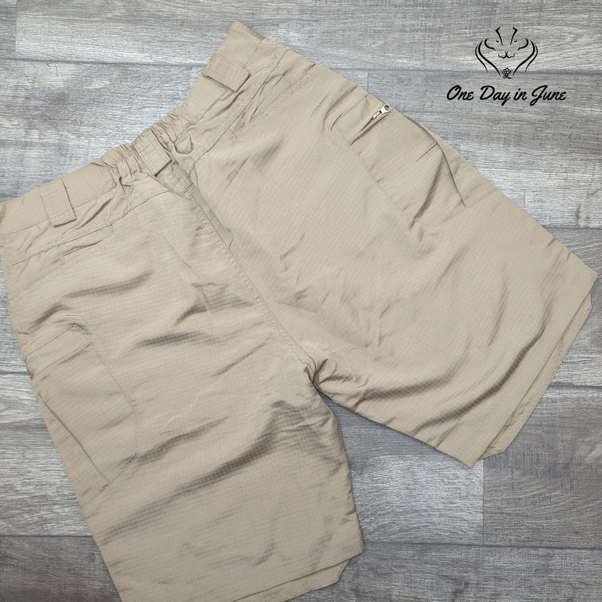Outdoor Equipment Mens Ripstop Cargo Hiking Shorts Khaki Tan NWT Size 2XL