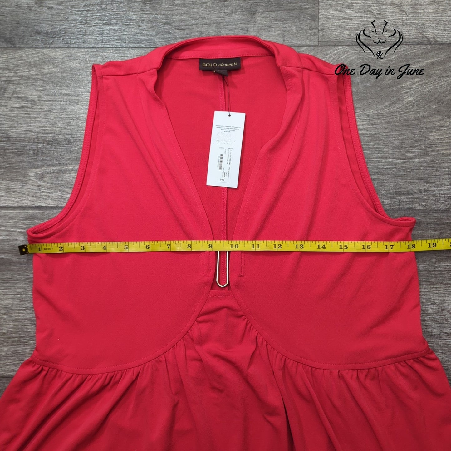 Bold Elements Sleeveless Top Size L