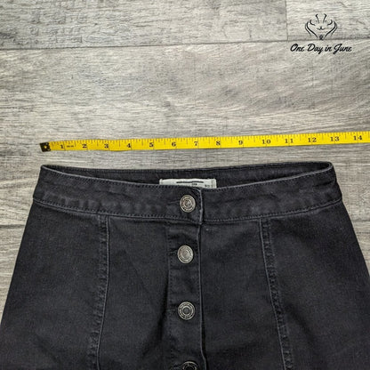 Papaya High Rise Denim Mini Skirt Size S