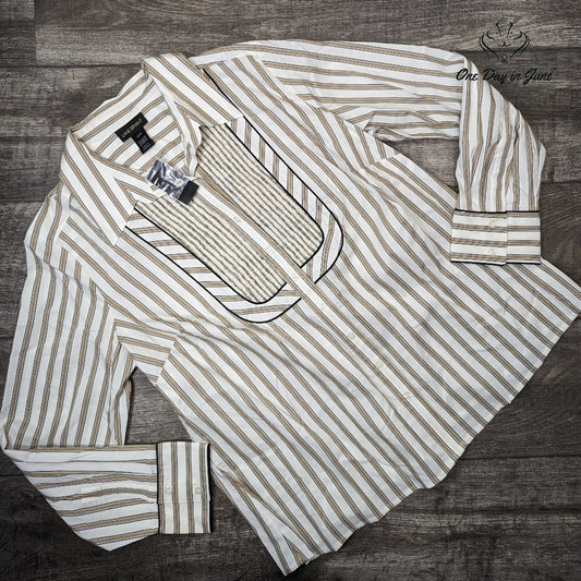 Lane Bryant Long Sleeve Button Down Top Size 18/20