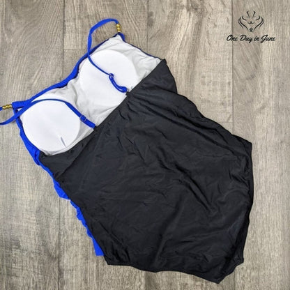 Amzbrly Tummy Control Scoop Neck One Piece Swimsuit Size XXL