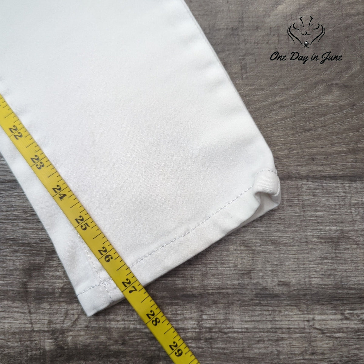 SD Straight Leg Jeans White Denim Pants Size 31 (12)
