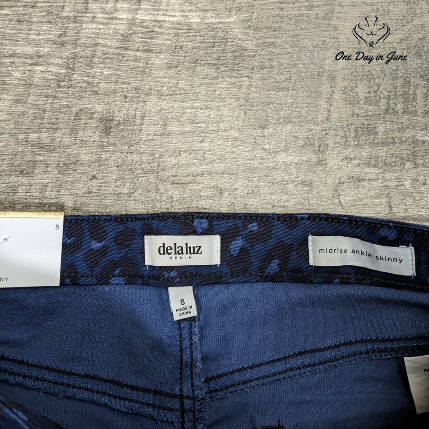 delaluz jeans Mid Rise Ankle Skinny Jeans Size 8