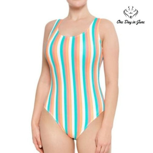Arizona Jean Co. Junior's Striped One Piece Size M