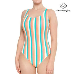 Arizona Jean Co. Junior's Striped One Piece Size M