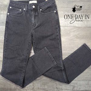 Madewell The Slim Boyjean Black Gray Slim Boyfriend Jeans NWT Size 24 (0)