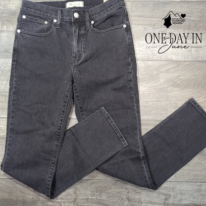 Madewell The Slim Boyjean Black Gray Slim Boyfriend Jeans NWT Size 24 (0)