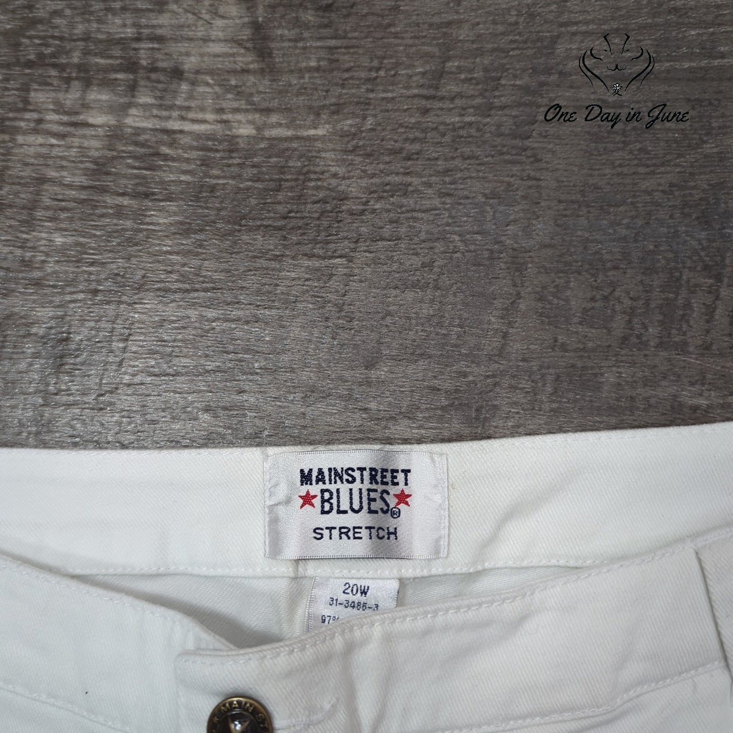 Mainstreet Blues Plus Size Straight Leg Jeans Size 20W