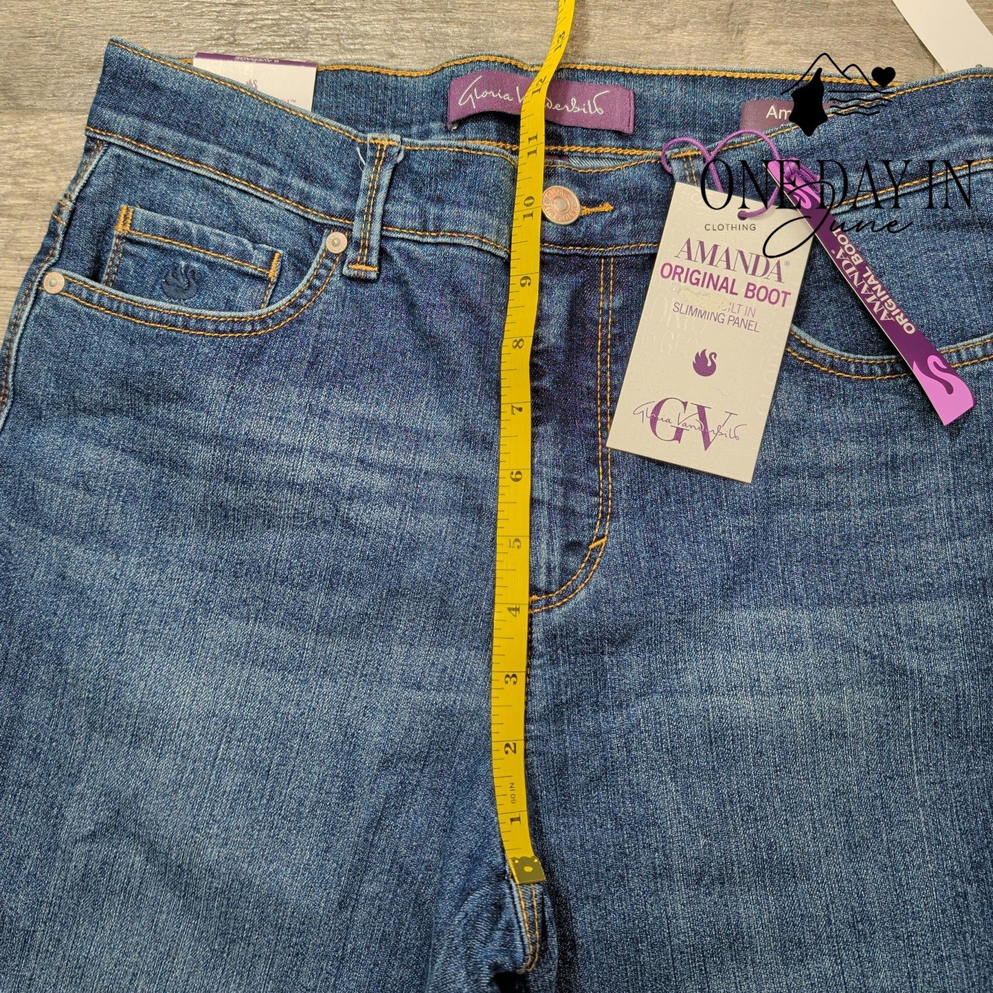 Gloria Vanderbilt Amanda Priginal Bootcut Jeans Size 6