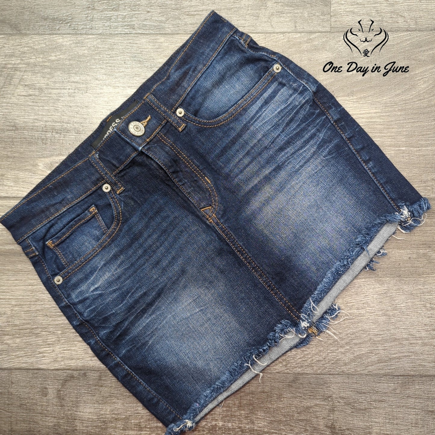 Express Denim Mini Skirt Size 00