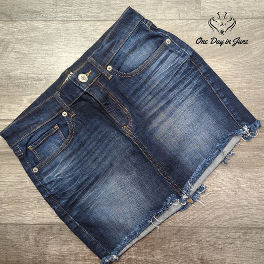 Express Denim Mini Skirt Size 00
