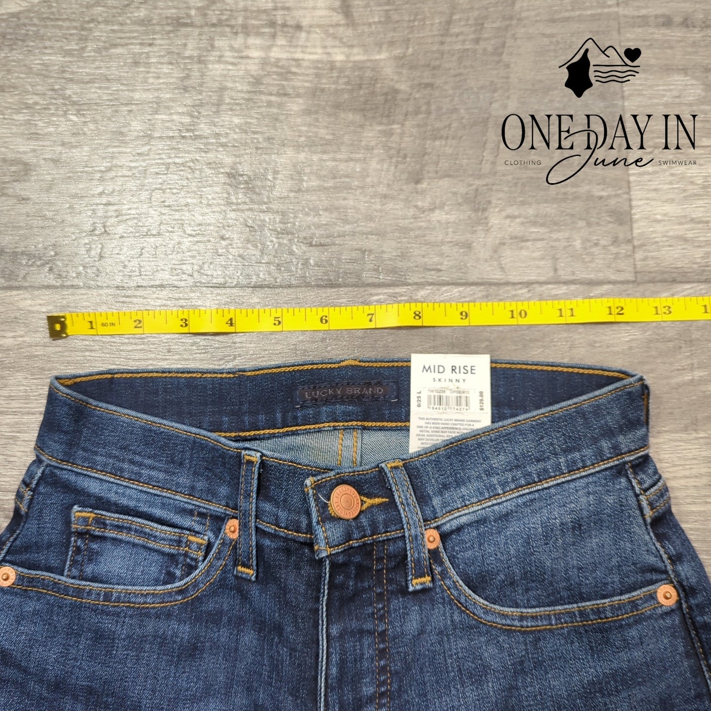 Lucky Brand Ava Mid Rise Skinny Jeans Size 0L
