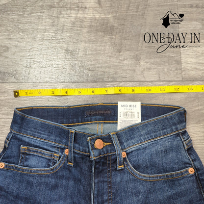 Lucky Brand Ava Mid Rise Skinny Jeans Size 0L