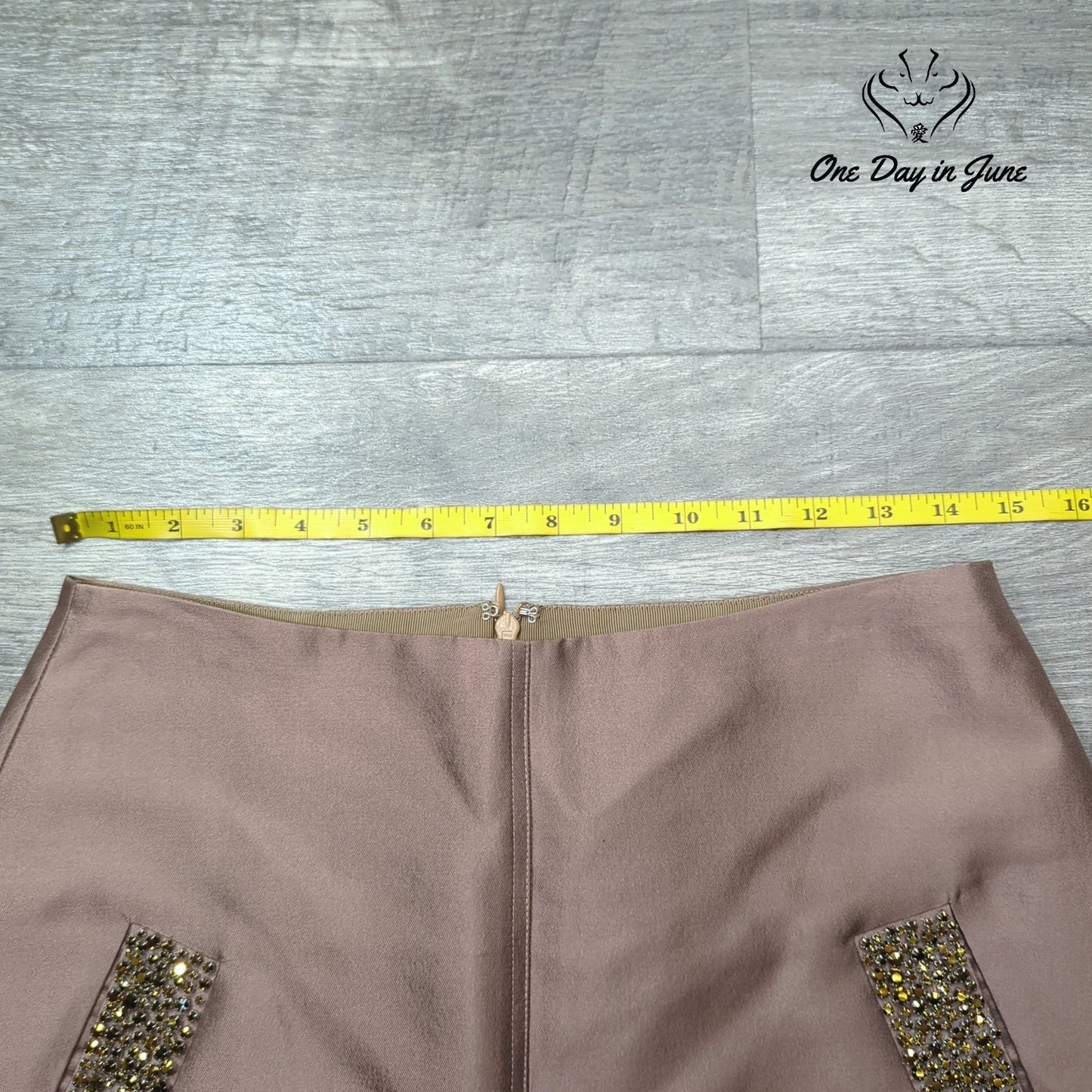 J.Crew Rhinestone Pocket Mini Skirt Size 6