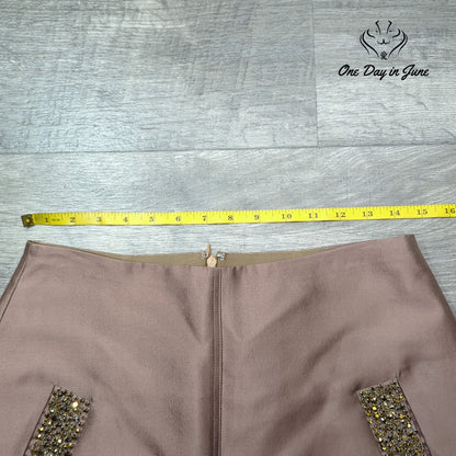 J.Crew Rhinestone Pocket Mini Skirt Size 6