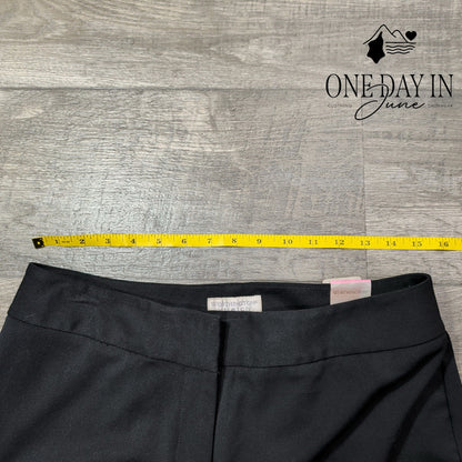 Worthington Audrey Fit Dress Pants Short Black Stretch NWT Size 10 Short