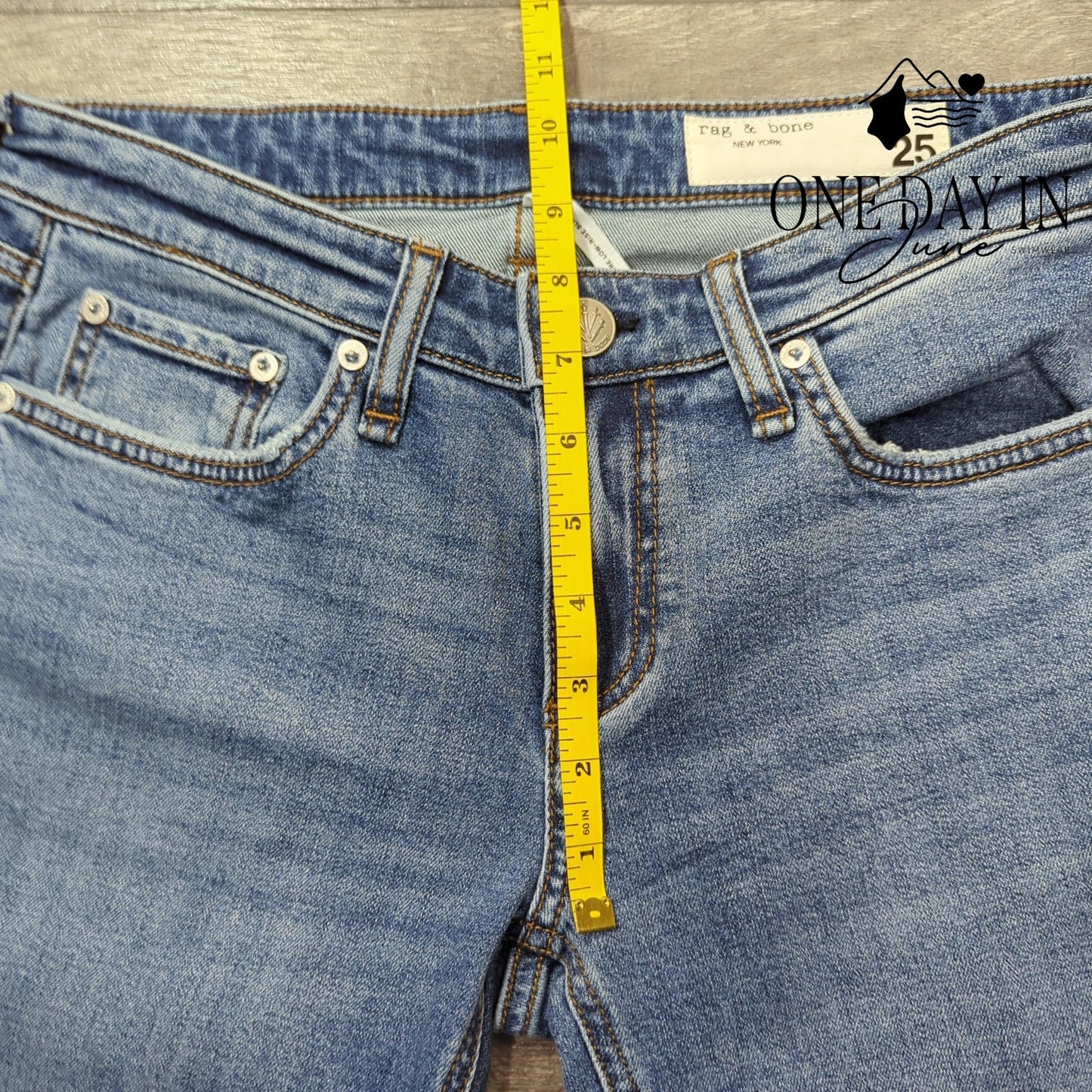 Rag & Bone The Dre Loe Rise Boyfriend Jeans Size 0 (25)