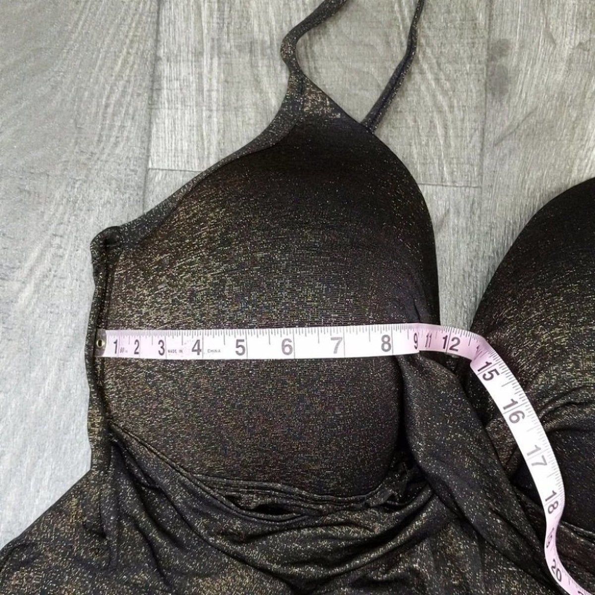 Kenneth Cole Push Up Mio One Piece Swimsuit Bronze Metallic NWT Size 3X